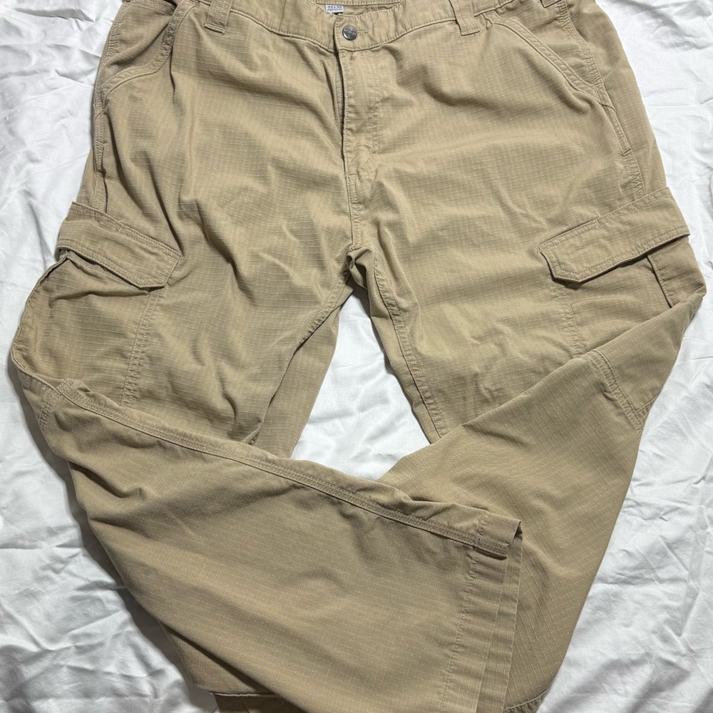 Carthartt Men's Classic Tan Cargo Pants 40/30